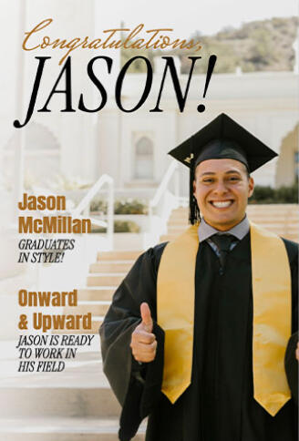 Graduation, Magazine Cover, Walmart Photo Centre Online